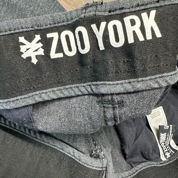 Zoo York Unbreakable Gray Shorts Button Drawstring Flat Front Men’s 42 (41) Sk8 - Picture 10 of 10